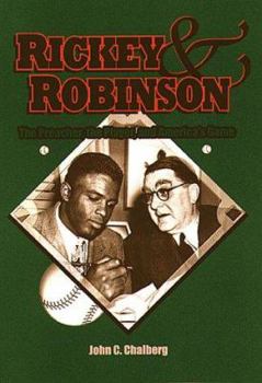 Paperback Rickey and Robinson: The Preacher, the Player and America's Game Book