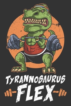 2020 Week To View Dated Planner Diary: 6x9 Inches Paperback Weightlifting T-Rex Dino Dinosaur Tyrannosaurus Flex Funny Pun Cracker Joke