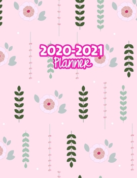 2020-2021 Planner: Two Year Calendar Organizer and Goal Journal | January 2020 - December 2021 Daily, Weekly and Monthly Planner Book with Back Sticker Expression Wall for 2 Years | Design Code 469940