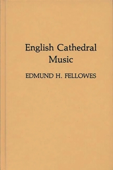 Hardcover English Cathedral Music. Book