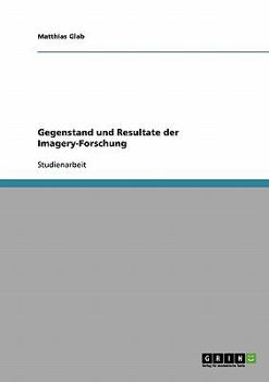 Paperback Gegenstand und Resultate der Imagery-Forschung [German] Book