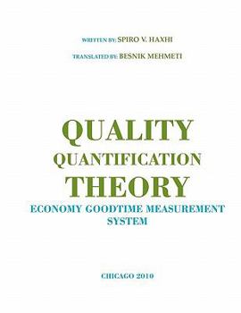 Paperback Quality Quantification Theory Book