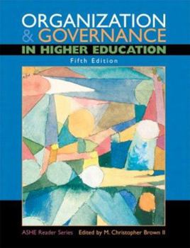 Paperback Organization and Governance in Higher Education Book