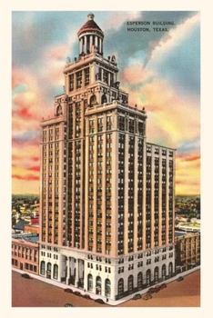 Paperback Vintage Journal Esperson Building, Houston, Texas Book