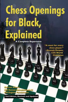 Paperback Chess Openings for Black, Explained: A Complete Repertoire Book