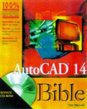 Paperback AutoCAD 14 Bible [With CDROM] Book