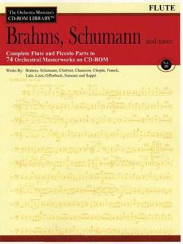 CD-ROM Brahms, Schumann and More: The Orchestra Musician's CD-ROM Library Vol. III Book