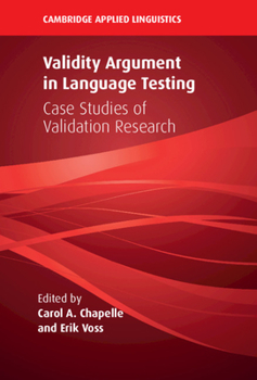 Hardcover Validity Argument in Language Testing Book