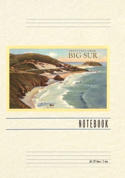 Paperback Vintage Lined Notebook Greetings from Big Sur Book
