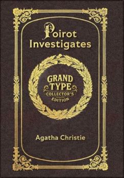 Large Print - Poirot Investigate - Grand Type Collector's Edition - Matte Hardcover with Dust Jacket