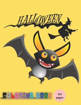 Halloween: Coloring book for kids and adults with calming graphics