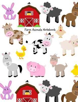 Farm Animals:Notebook for Writing Drawing and Doodling : Blank and Lined Notebook