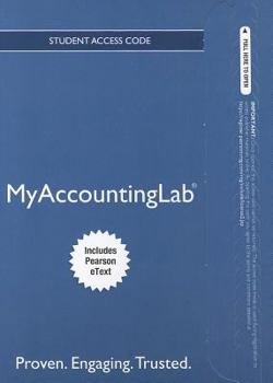 Misc. New Mylab Accounting with Pearson Etext Access Code for Essentials of Accounting Book