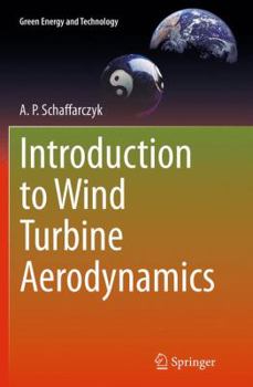 Paperback Introduction to Wind Turbine Aerodynamics Book