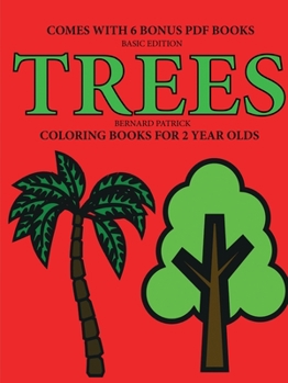 Paperback Coloring Books for 2 Year Olds (Trees) Book