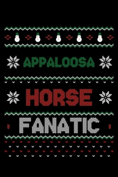 Paperback Appaloosa Horse Fanatic: Christmas Season Notebook Book