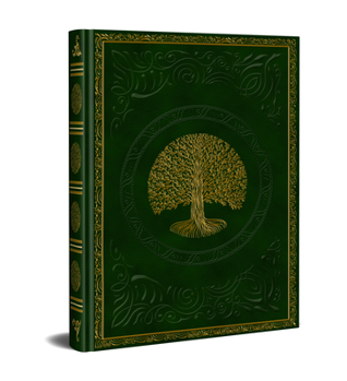 Hardcover Tree of Life Grimoire: A Blank Spell Book