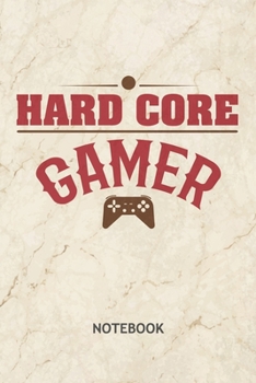 Paperback Hard Core Gamer: Gamer NOTEBOOK Grid-lined 6x9 - Gaming Journal A5 Gridded - Nerds Planner Video Games 120 Pages SQUARED - Gamers Sayin Book