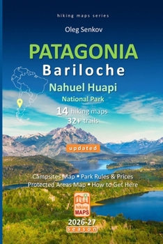 Paperback PATAGONIA, Nahuel Huapi National Park, Bariloche, hiking maps Book