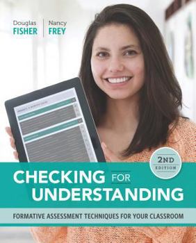 Paperback Checking for Understanding: Formative Assessment Techniques for Your Classroom Book