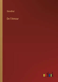 Paperback De l'Amour [French] Book