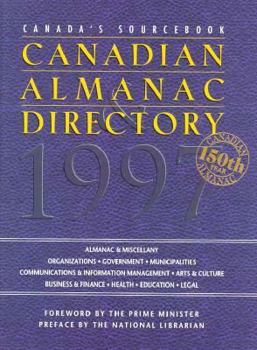Library Binding Canadian Almanac & Directory 1997 150 Book