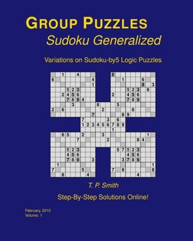 Paperback Variations on Sudoku-by5 Logic Puzzles, Vol 1 Book