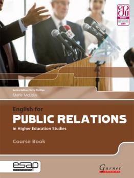 Hardcover English for Public Relations in Higher Education Studies Book