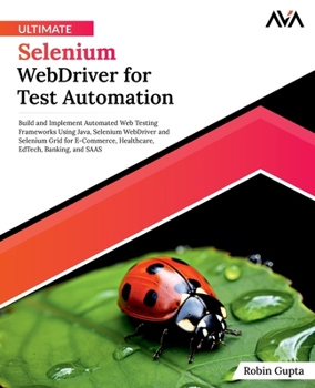 Paperback Ultimate Selenium WebDriver for Test Automation Book