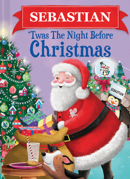 Hardcover Sebastian 'Twas the Night Before Christmas Book