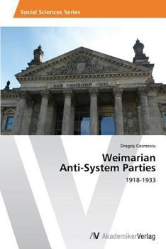 Paperback Weimarian Anti-System Parties Book