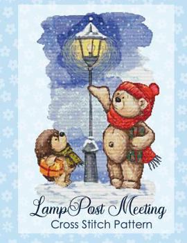 Paperback LampPost Meeting Cross Stitch Pattern Book