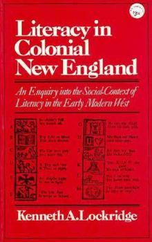 Paperback Literacy in Colonial New England Book