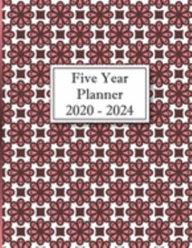 Five Year Planner: 2020-2024 Monthly Five Year Journal | 5 Year Planner | 60 Months Calendar | 5 Year Appointment Book | Mandela Pattern 3