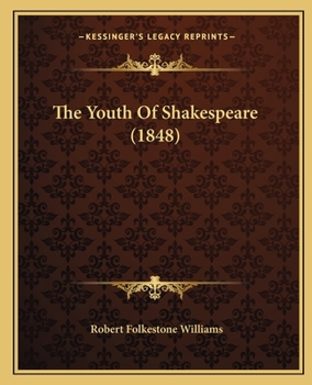 Paperback The Youth Of Shakespeare (1848) Book