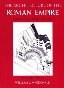 Paperback The Architecture of the Roman Empire, Volume 1: An Introductory Study Book