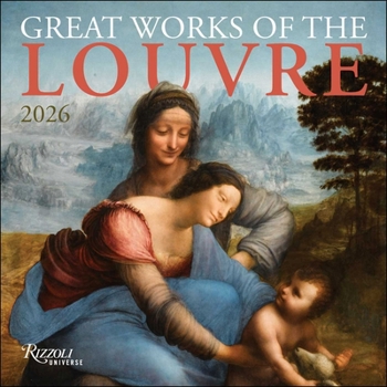 Calendar Great Works of the Louvre 2026 Wall Calendar Book