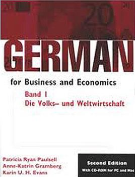 Paperback German for Business and Economics, Band 1, Die Volks- Und Weltwirtschaft: Student Book