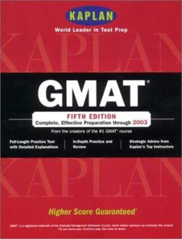 Paperback Kaplan GMAT, Fifth Edition: Higher Score Guaranteed Book