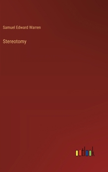 Hardcover Stereotomy Book