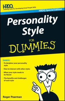 Paperback Personality Style for Dummies HRDQ Special Edition Book