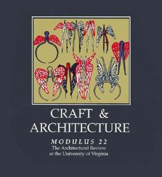 Paperback Modulus 22: Craft & Archite Book