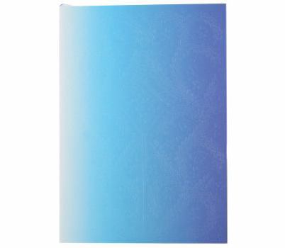 Hardcover Christian LaCroix Neon Blue A6 6" X 4.25" Ombre Paseo Notebook Book