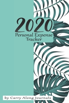 Paperback 2020 Personal Expense Tracker Book