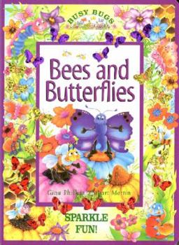 Hardcover Bees and Butterflies Sparkle Book