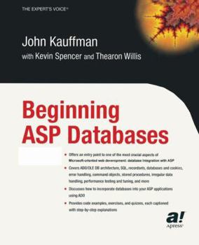 Paperback Beginning ASP Databases Book