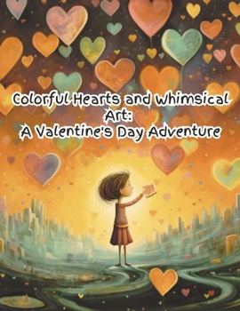 Paperback Colorful Hearts and Whimsical Art Book