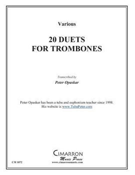 Paperback 20 Duets for Trombone Book