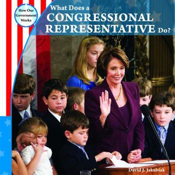 Library Binding What Does a Congressional Representative Do? Book
