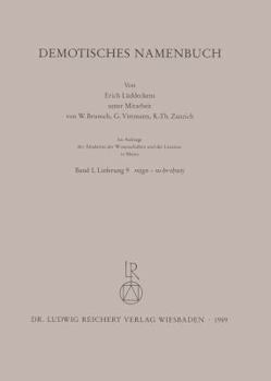 Paperback Demotisches Namenbuch: Lieferung 9 [German] Book